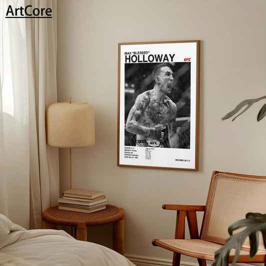 U-Ultimate Fighting Championship Ufc Poster Canvas Home Decor