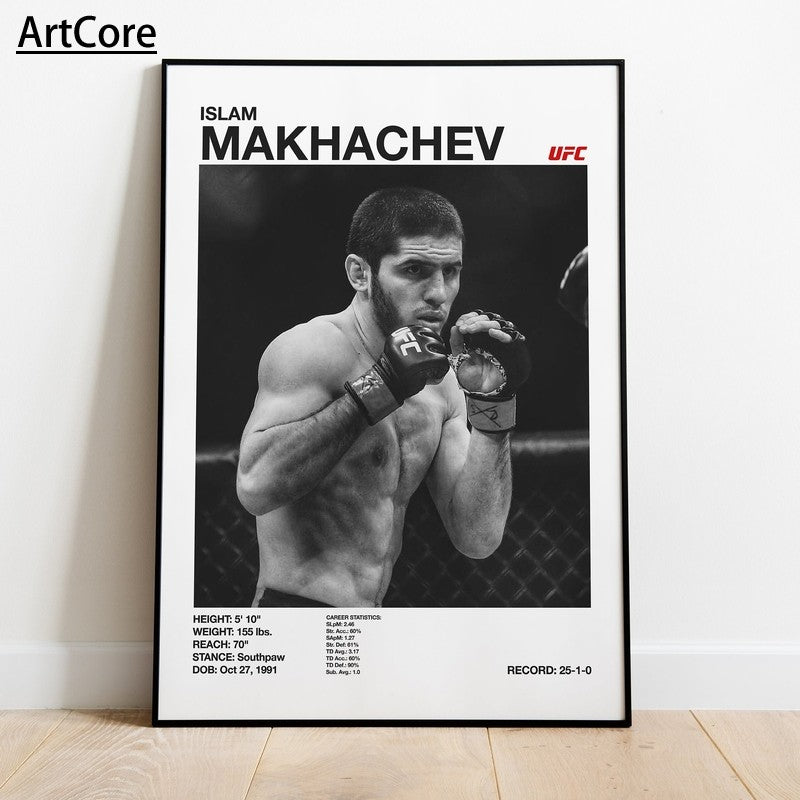 U-Ultimate Fighting Championship Ufc Poster Canvas Home Decor