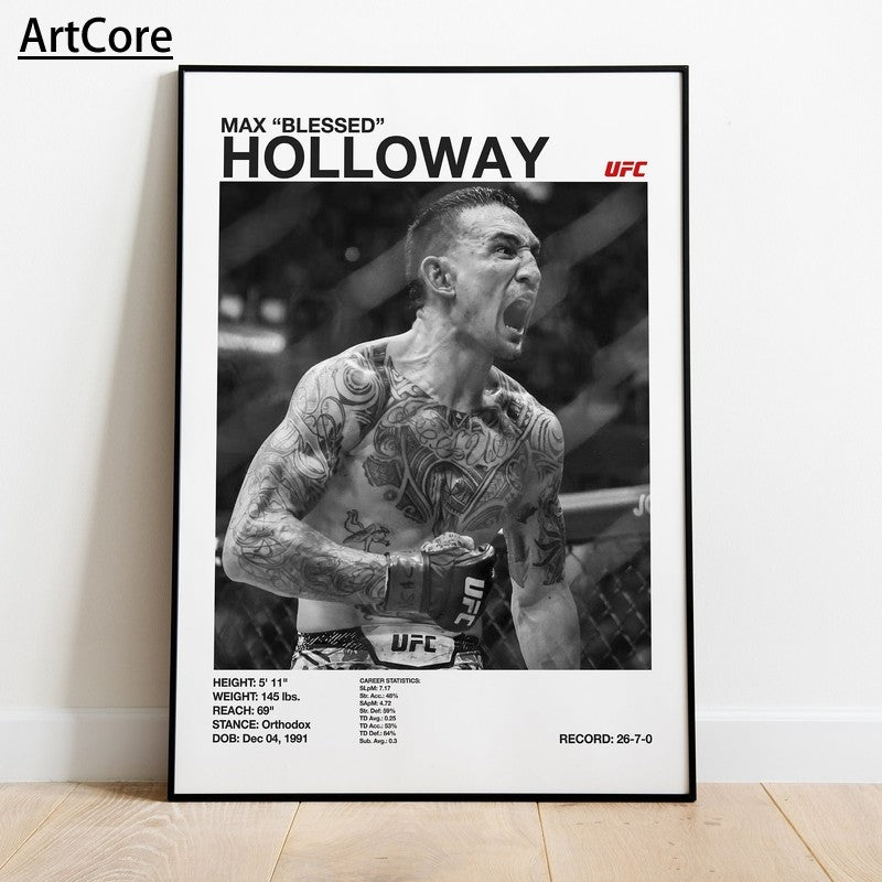 U-Ultimate Fighting Championship Ufc Poster Canvas Home Decor