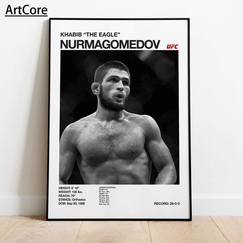 U-Ultimate Fighting Championship Ufc Poster Canvas Home Decor