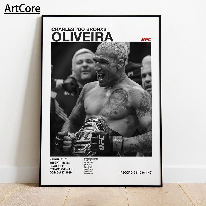 U-Ultimate Fighting Championship Ufc Poster Canvas Home Decor