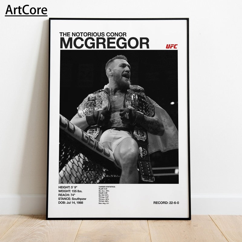 U-Ultimate Fighting Championship Ufc Poster Canvas Home Decor