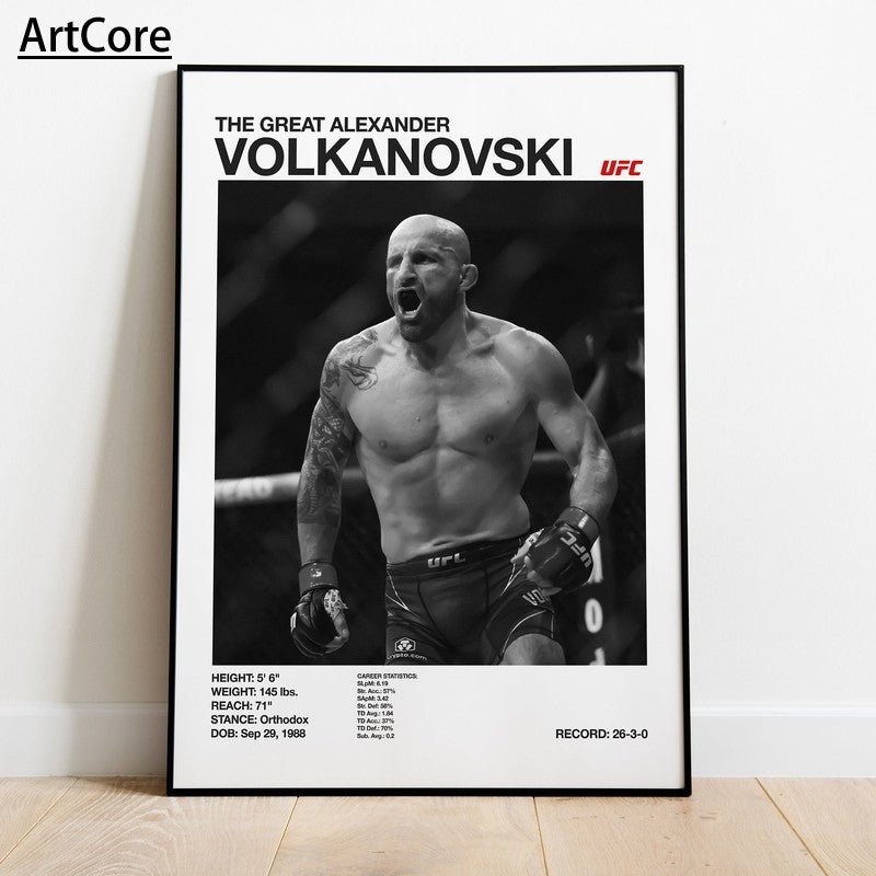 U-Ultimate Fighting Championship Ufc Poster Canvas Home Decor