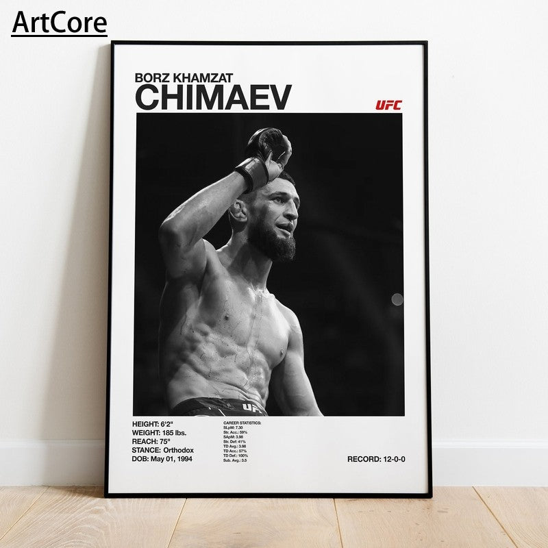 U-Ultimate Fighting Championship Ufc Poster Canvas Home Decor