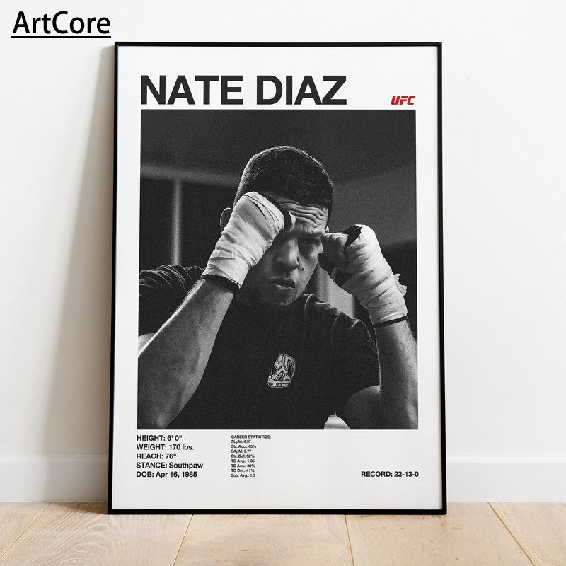 U-Ultimate Fighting Championship Ufc Poster Canvas Home Decor